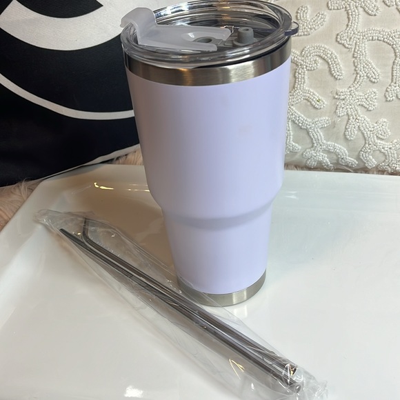 THERMAL CUP W/STRAWS - Picture 4 of 8